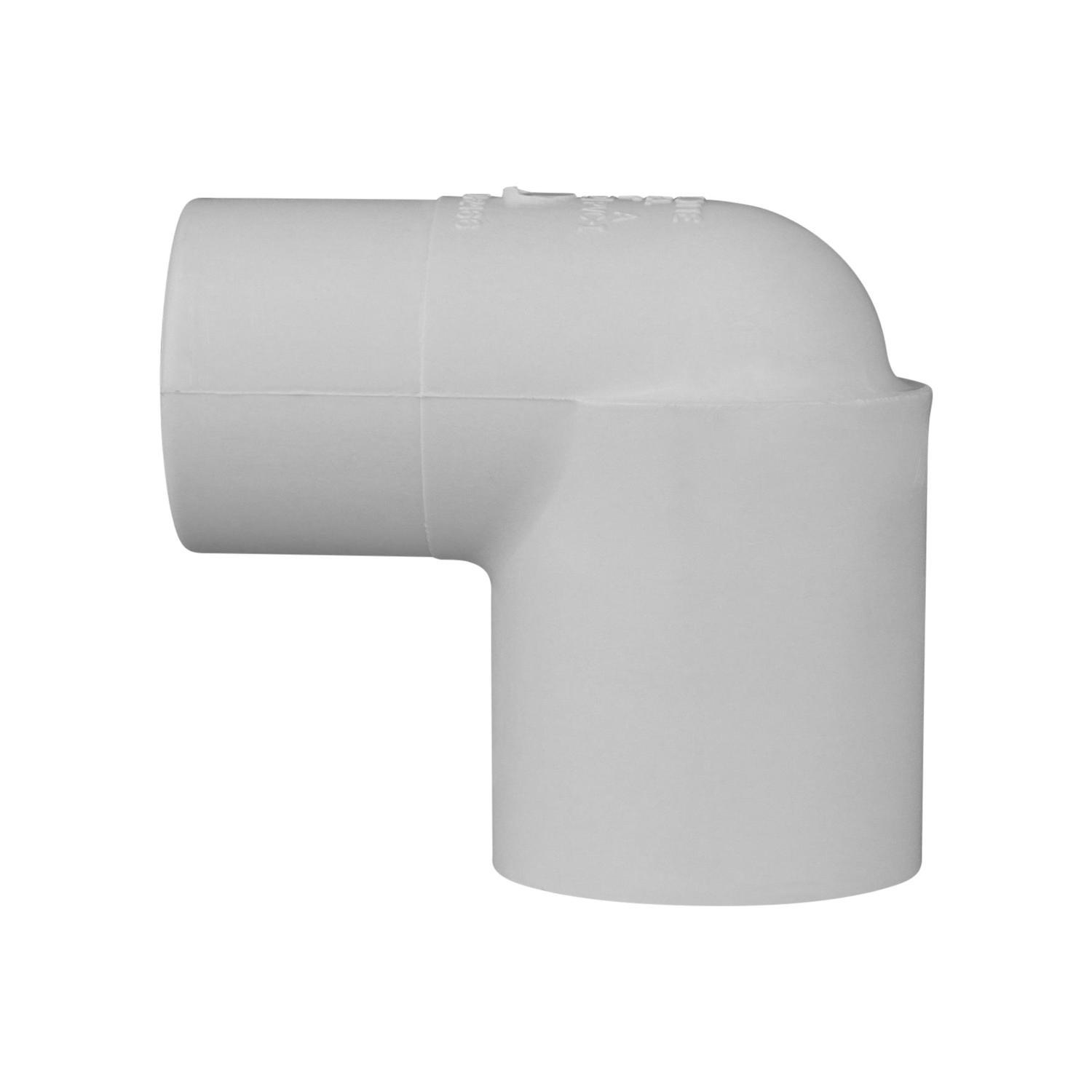 Charlotte Pipe Schedule 40 1 in. Spigot X 1 in. D Slip PVC 90 Degree Street Elbow 1 pk