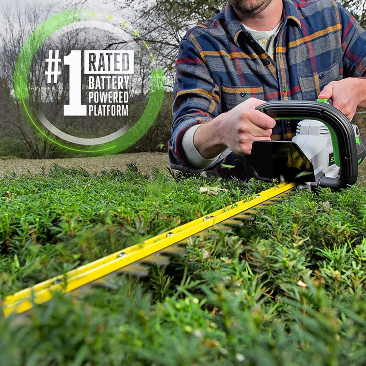 EGO Power+ HT2411 24 in. 56 V Battery Hedge Trimmer Kit (Battery & Charger) W/ 2.5 AH BATTERY