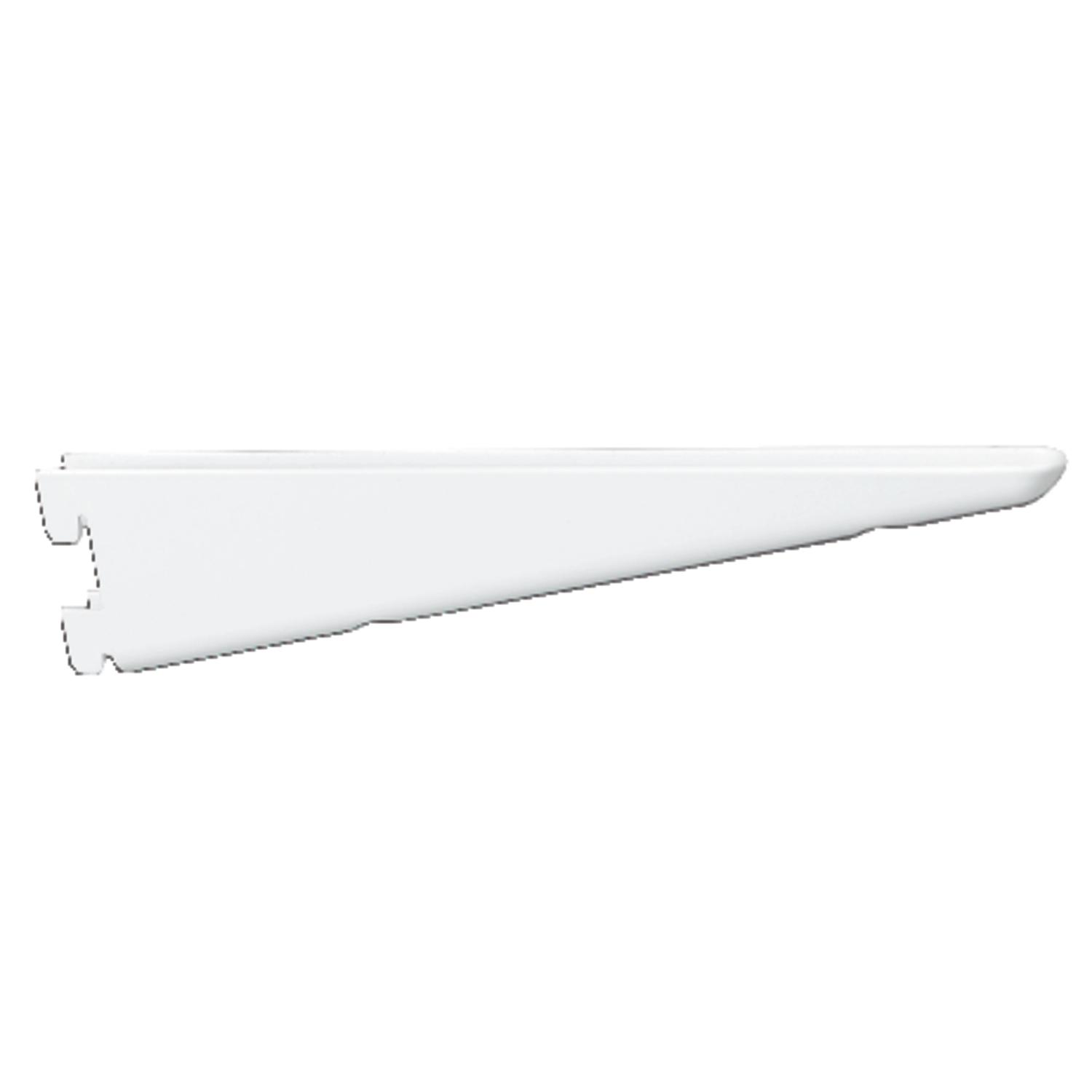 Knape & Vogt White Steel Bracket 16 Ga. 9 in. L 225 lb