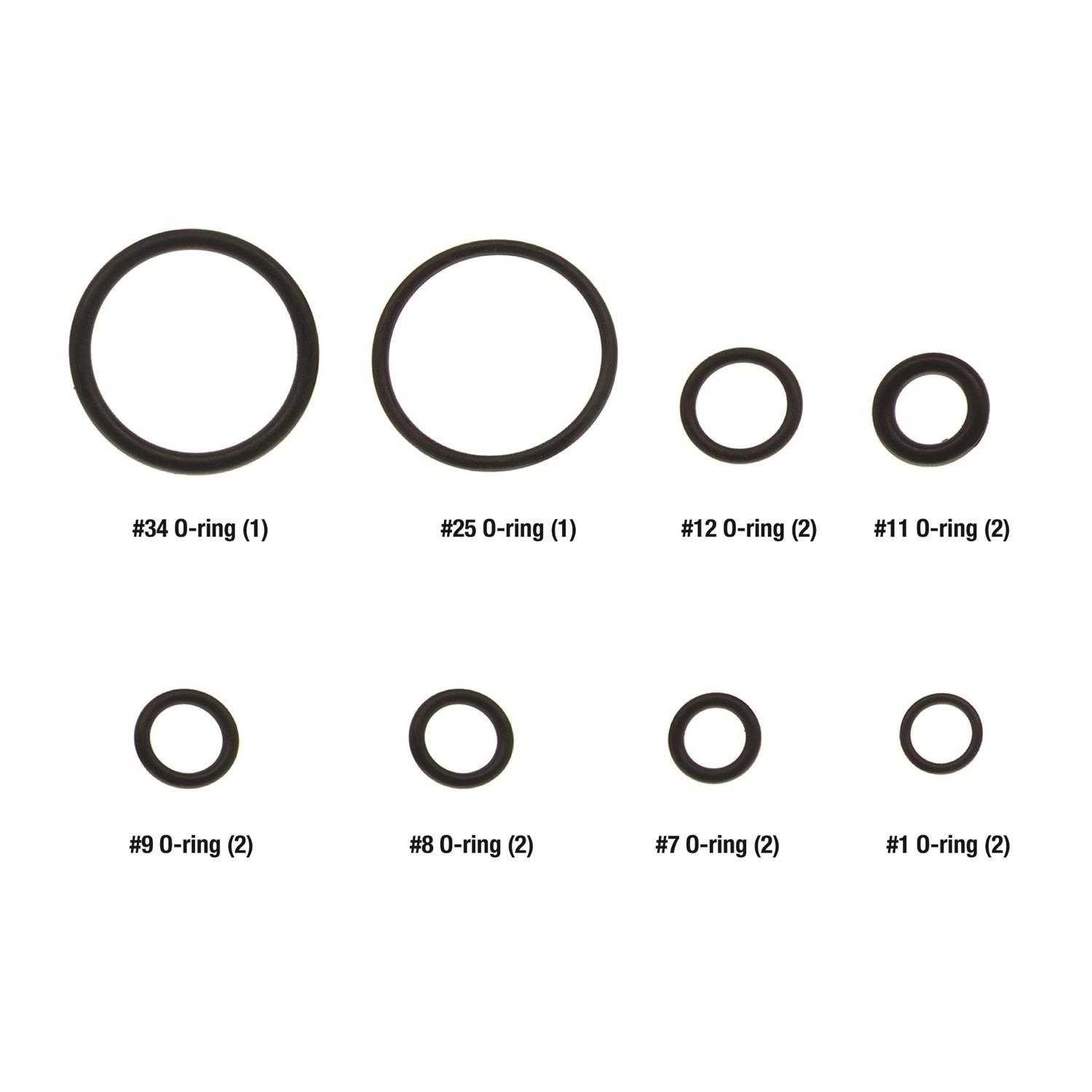 Ace Rubber O-Ring Assortment 14 pk