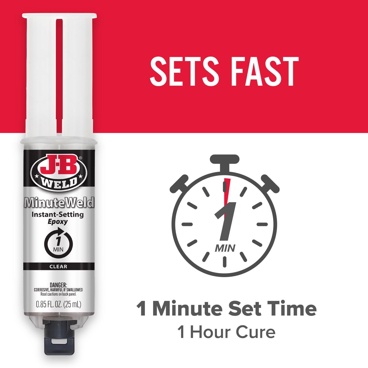 J-B Weld MinuteWeld High Strength Automotive Epoxy Gel 0.85 oz