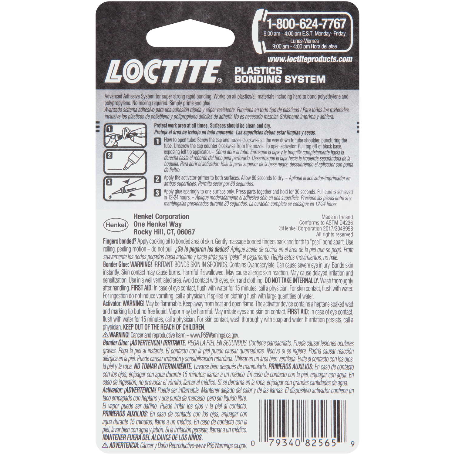 Loctite Plastic Bonding System High Strength Cyanoacrylate Plastic Bonder 4 gm
