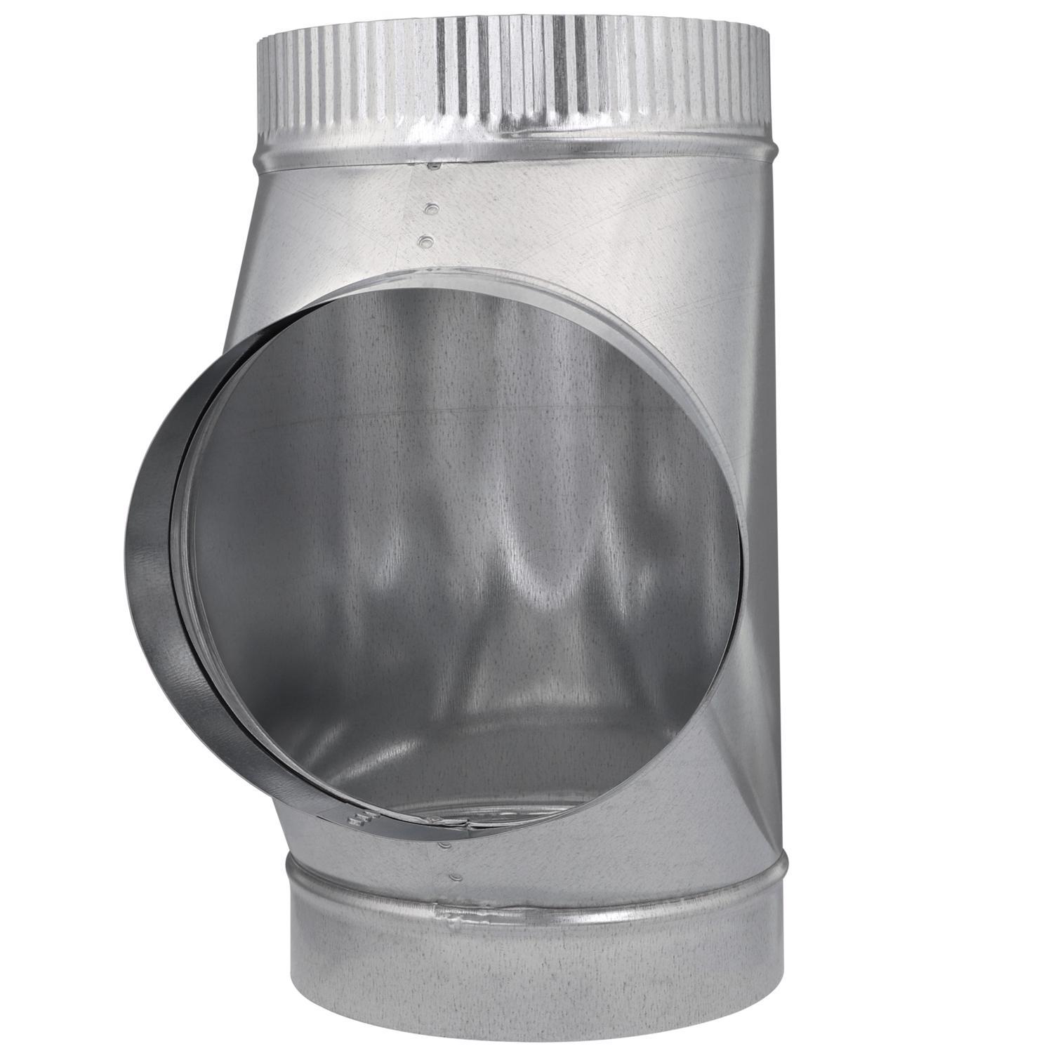 Imperial 8 in. X 8 in. X 8 in. Galvanized Steel Furnace Pipe Tee
