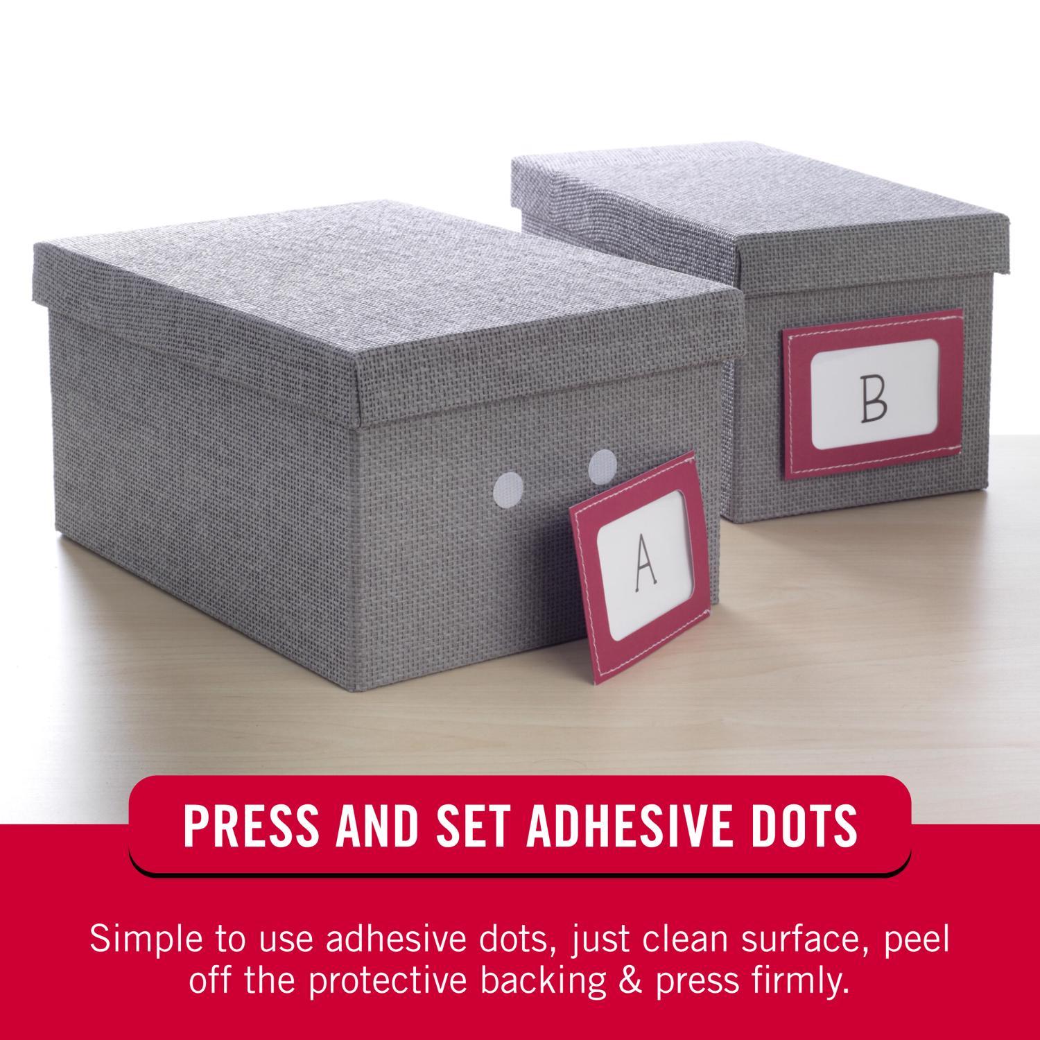 VELCRO Brand Sticky Back Small Nylon Hook and Loop Fastener 5/8 in. L 15 pk