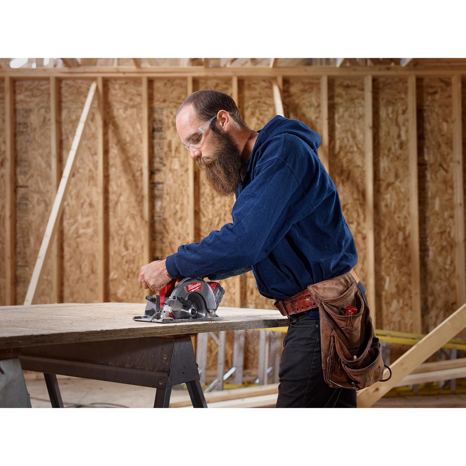 Milwaukee 6-1/2 in. D X 5/8 in. Fine Finish Tungsten Carbide Circular Saw Blade 40 teeth 1 pc