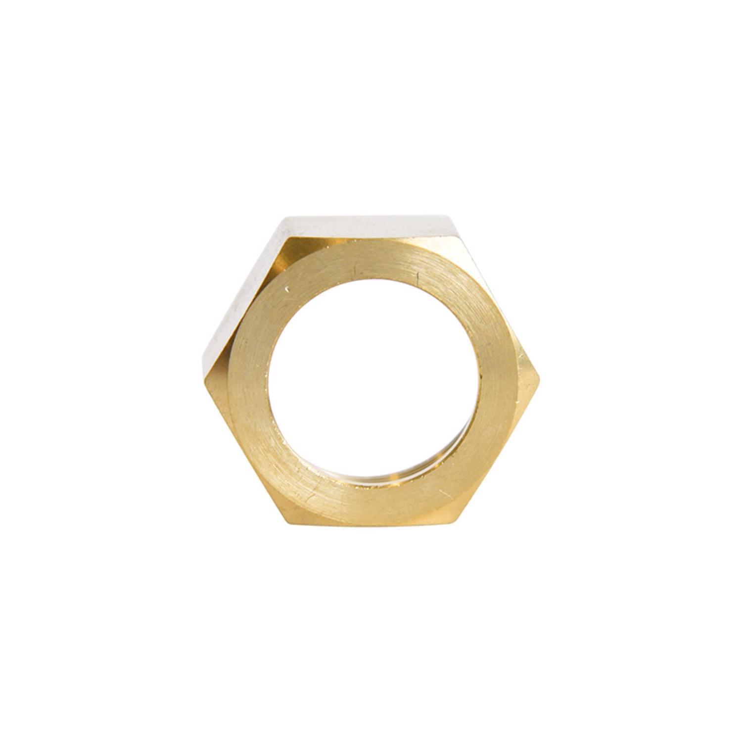 ATC 7/8 in. Compression 7/8 in. D Compression Yellow Brass Nut