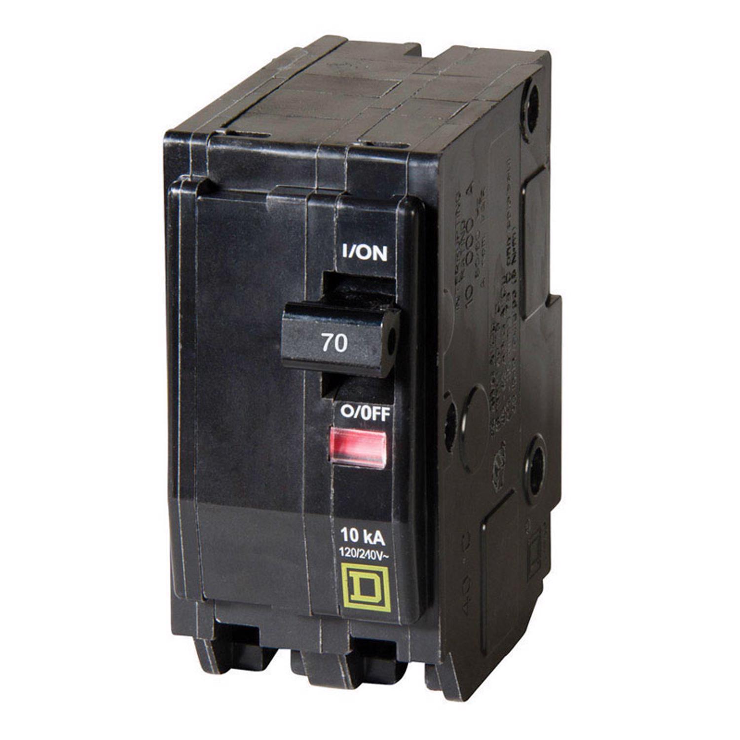 Square D QO 70 amps Plug In 2-Pole Circuit Breaker