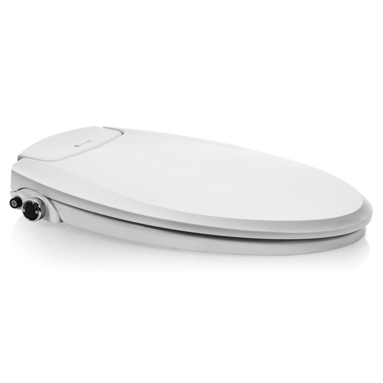 Brondell Swash Ecoseat gal White Elongated Bidet Toilet Seat
