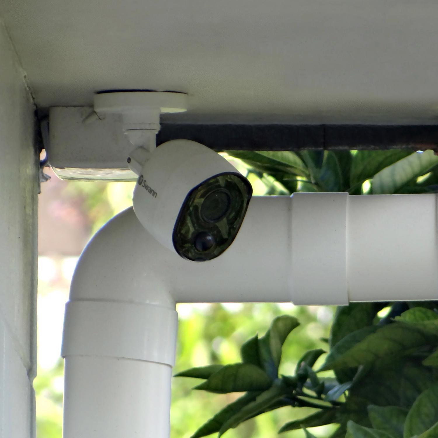 Swann Hardwired Indoor and Outdoor Smart-Enabled DVR Security Camera System