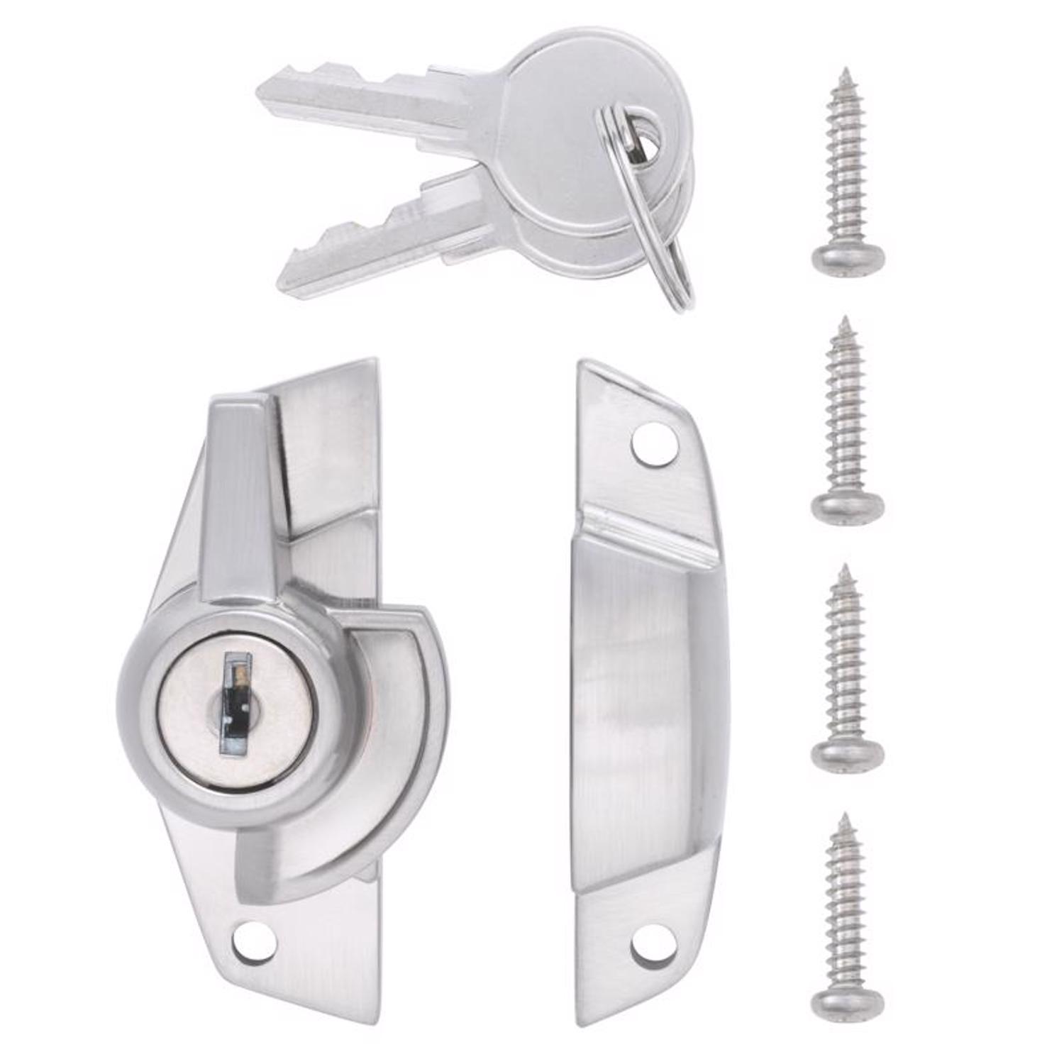 Ace Silver Die-Cast Zinc Window Lock 1 pk