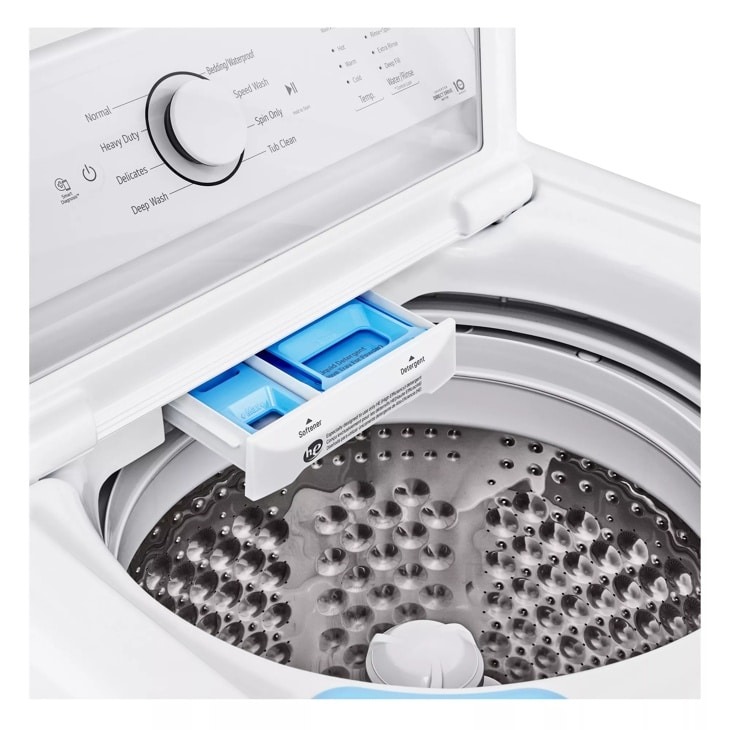 LG 4.1 cu. ft. Top Load Washer with 4-Way Agitator&reg; and TurboDrum&trade; Technology, White
