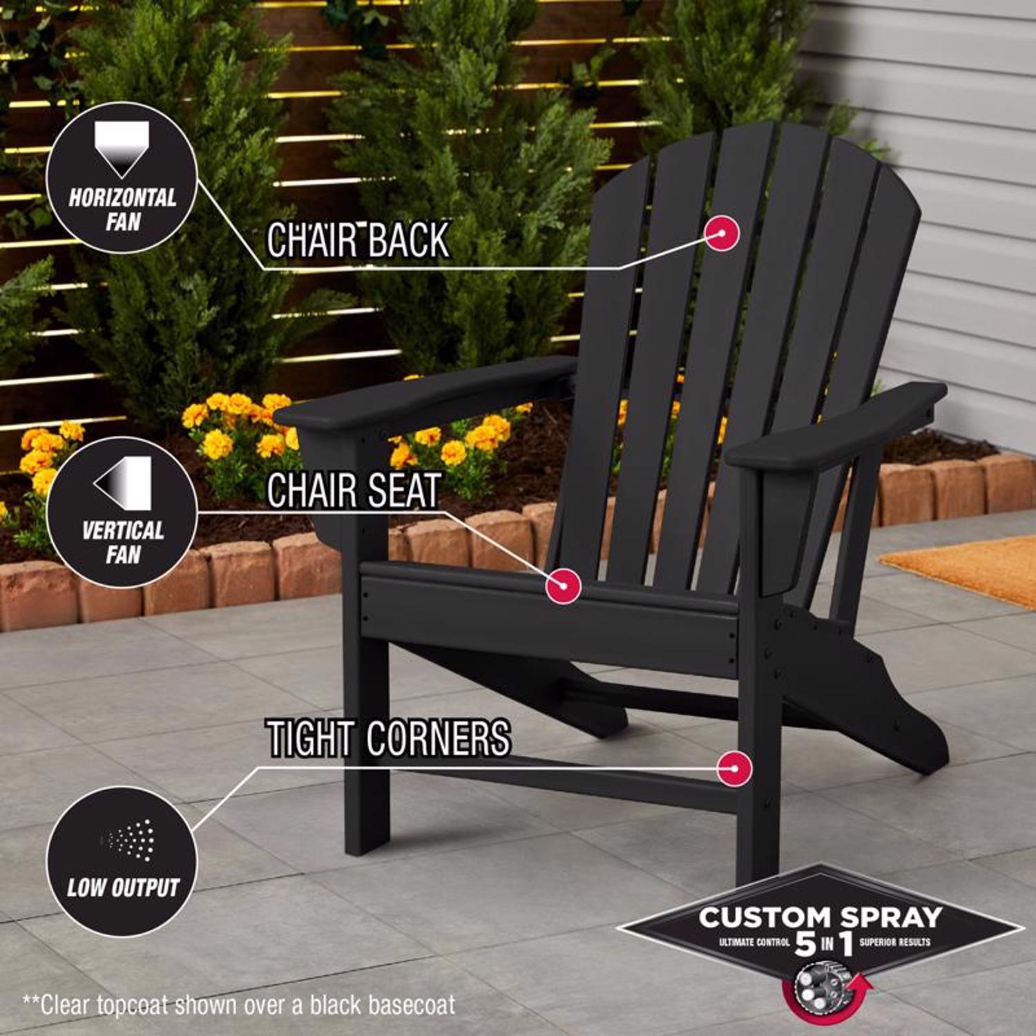 Rust-Oleum Stops Rust 5-in-1 Indoor and Outdoor Satin Crystal Clear Oil-Based Protective Enamel 12 o