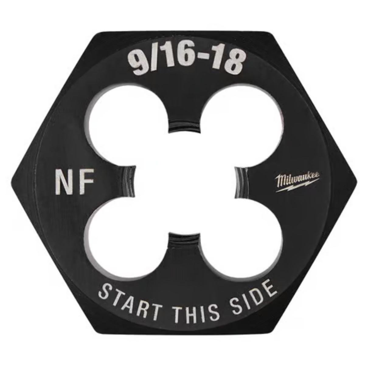 Milwaukee SAE 9/16-18 NF 1-7/16 in. Hex Threading Die