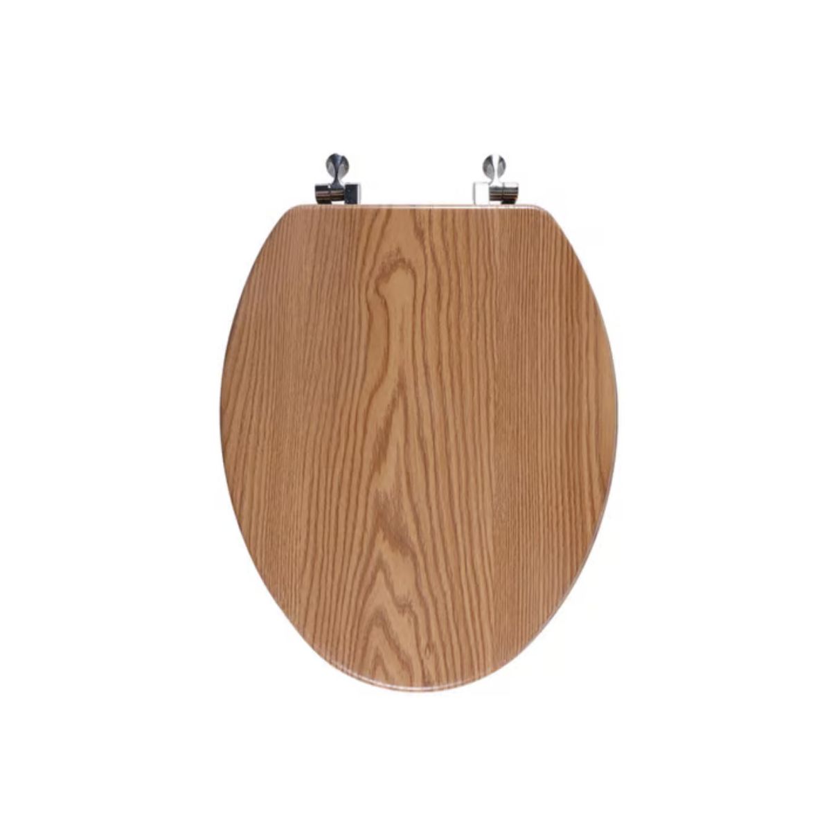 Oakbrook Collection Sheridan Elongated Oak Polypropylene Toilet Seat