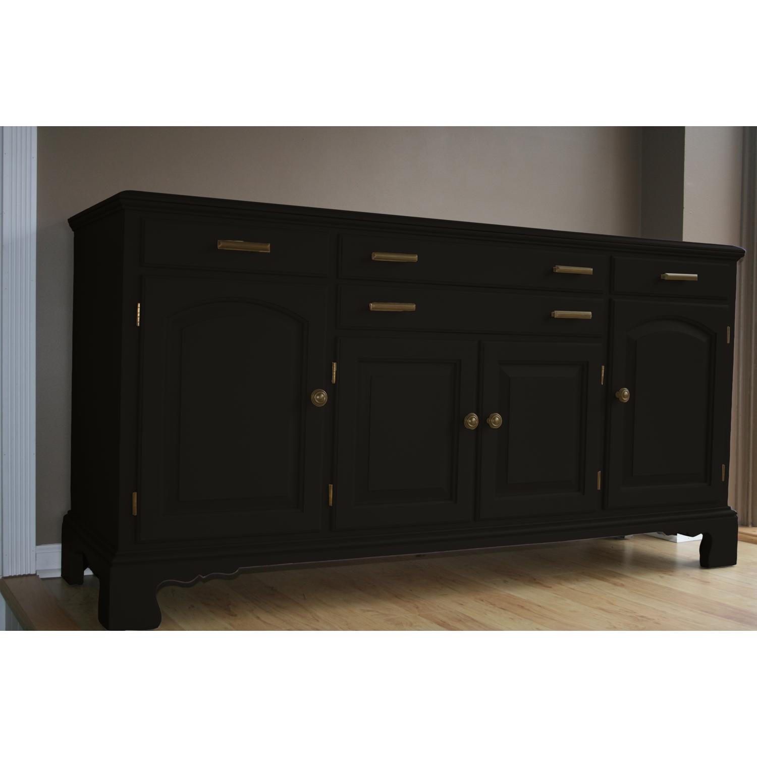 Beyond Paint Matte Licorice Water-Based Paint Exterior and Interior 1 gal