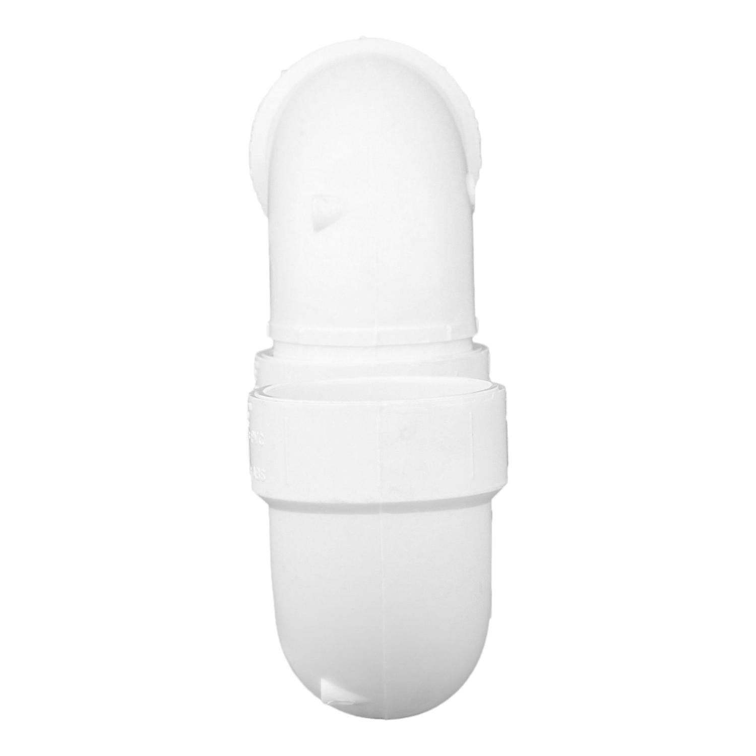 Charlotte Pipe Schedule 40 1-1/2 in. Hub X 1-1/2 in. D Hub PVC P-Trap with Union 1 pk