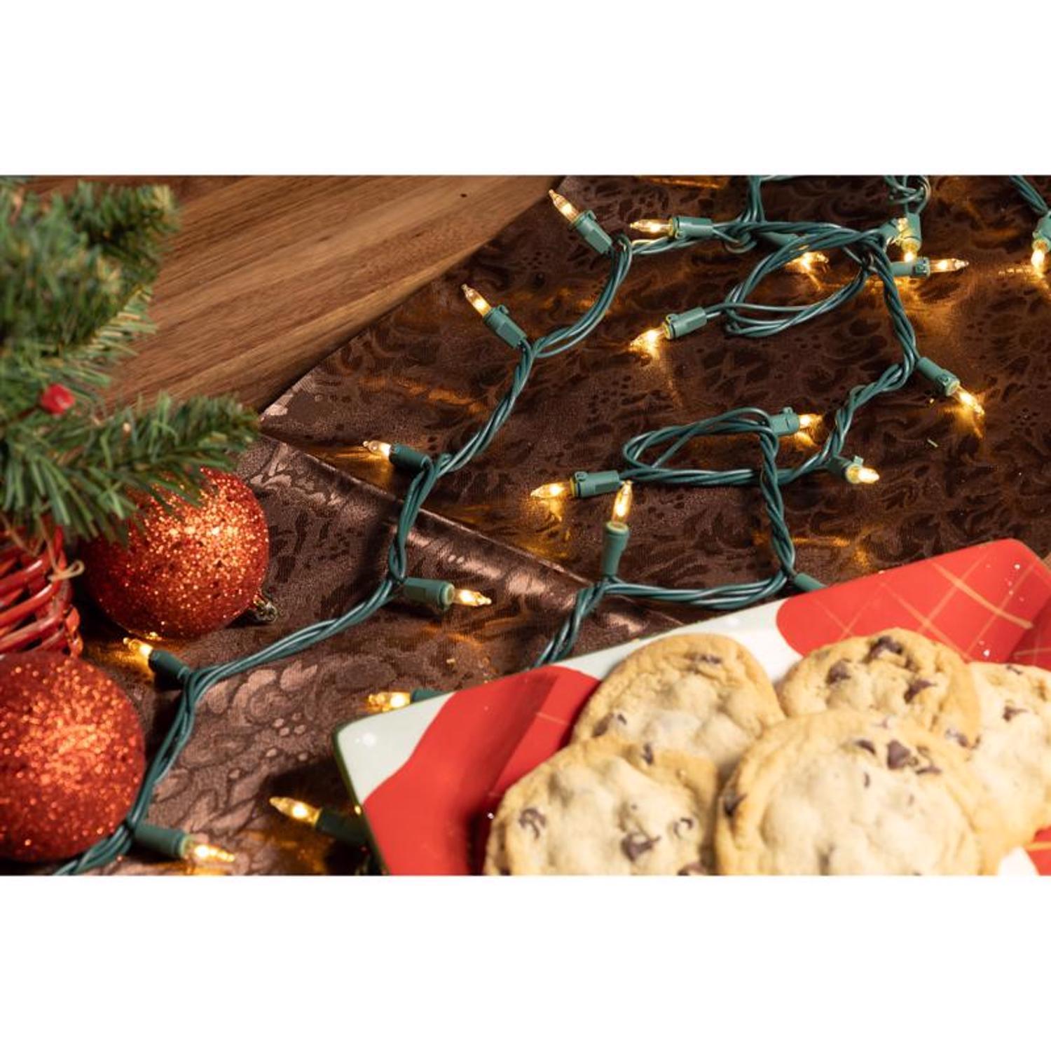 Celebrations Classic LED T5 Warm White 300 ct String Christmas Lights 74.5 ft.