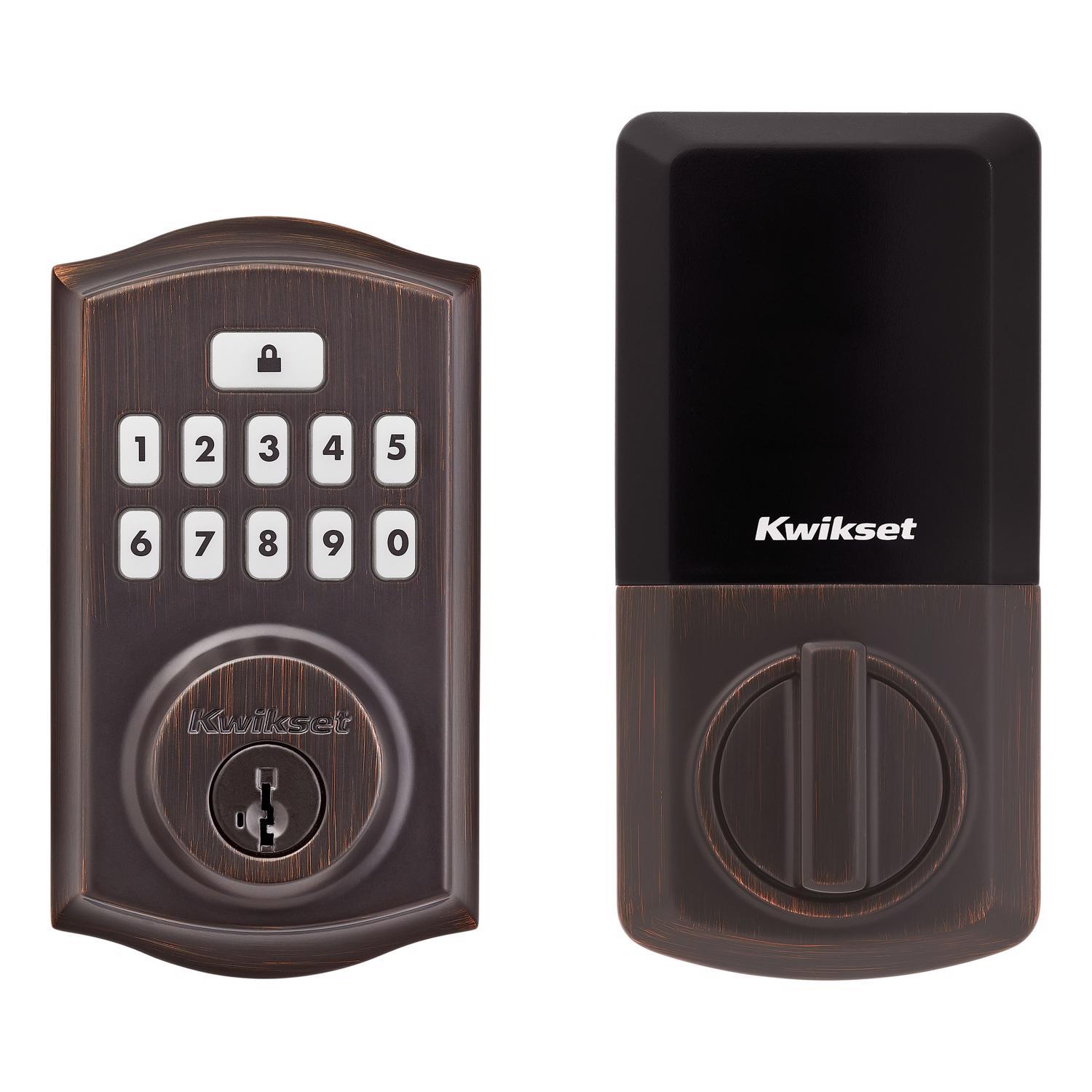 Kwikset SmartCode Venetian Bronze Metal Electronic Touchpad Entry Deadbolt
