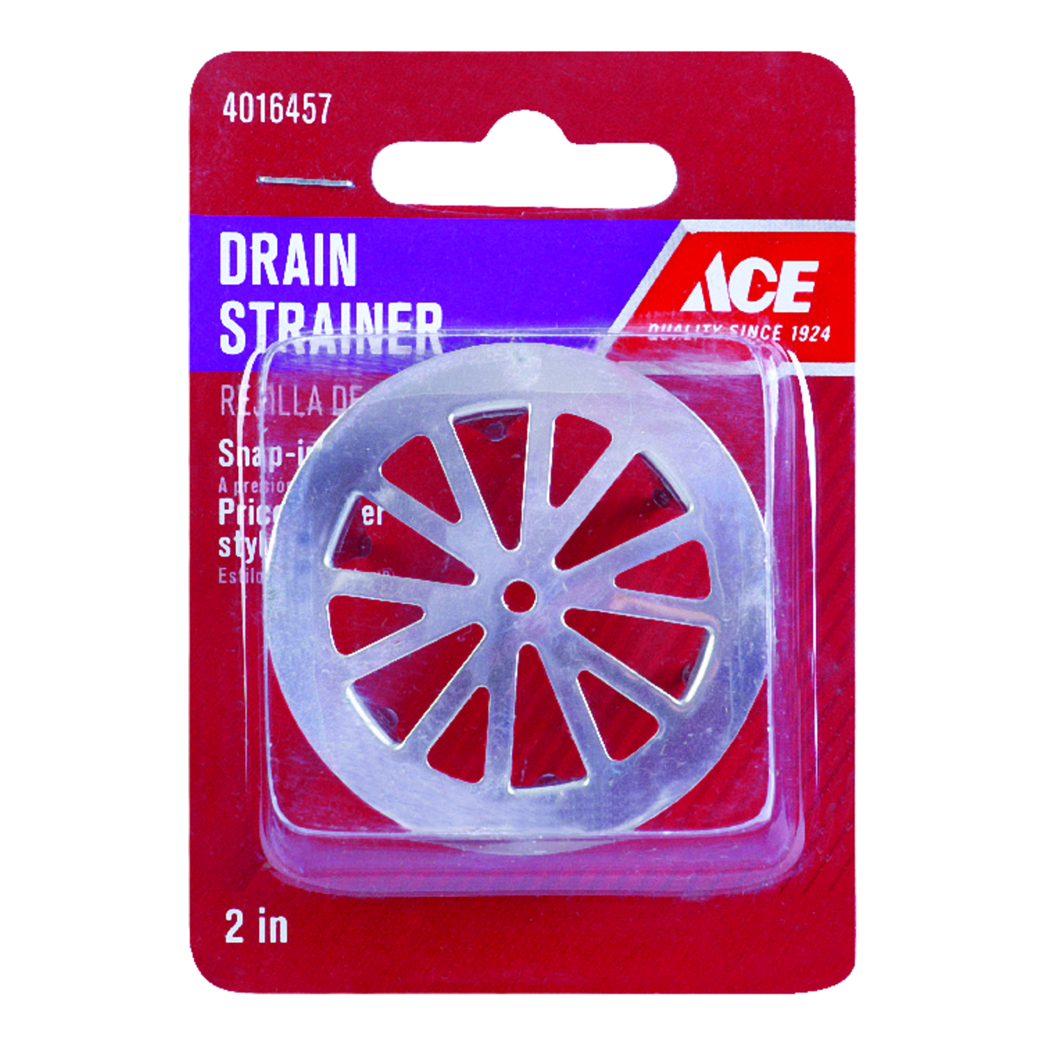 Ace Chrome Metal Snap-In Strainer