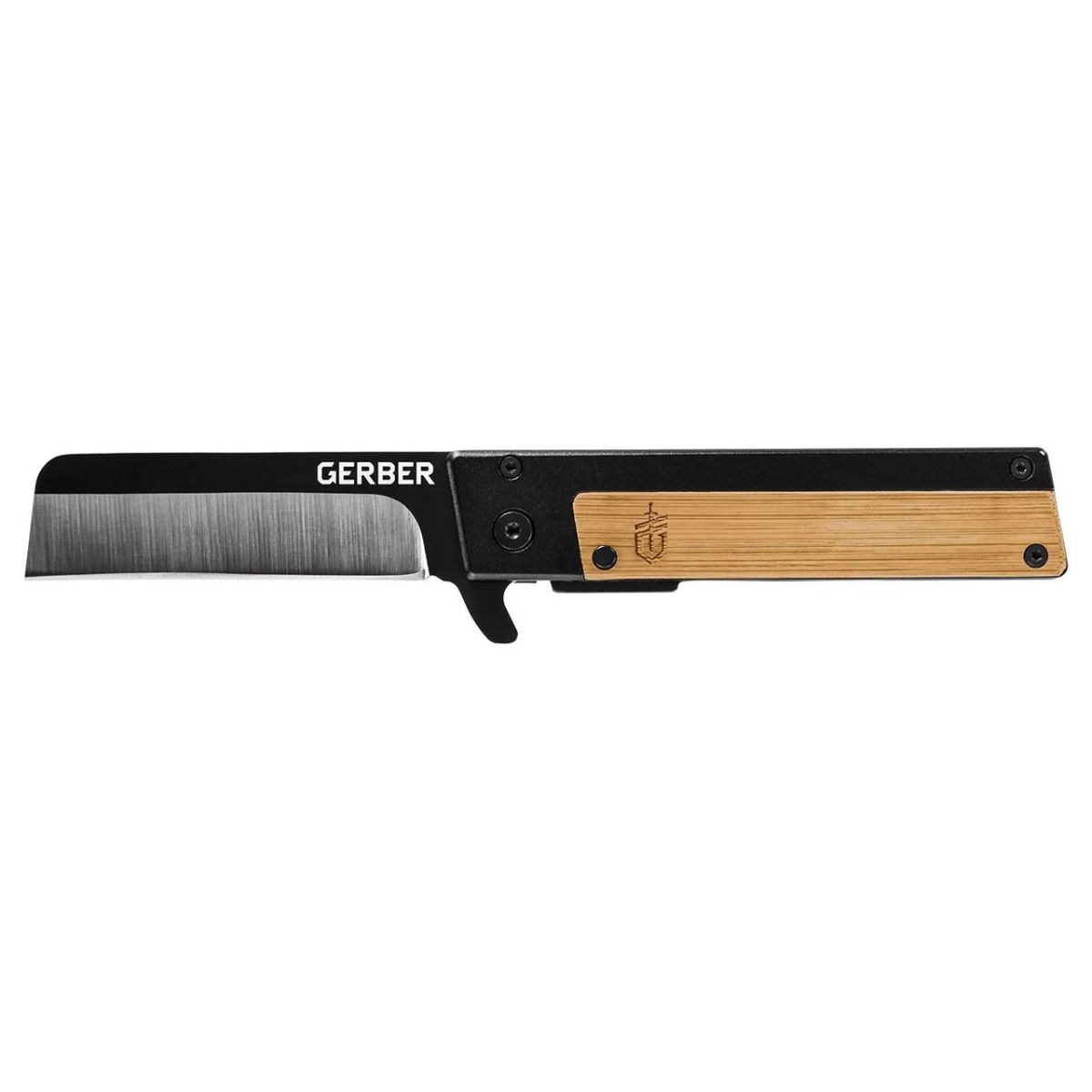Gerber Knife Flipper 2.7 in. Blade Bamboo Handle