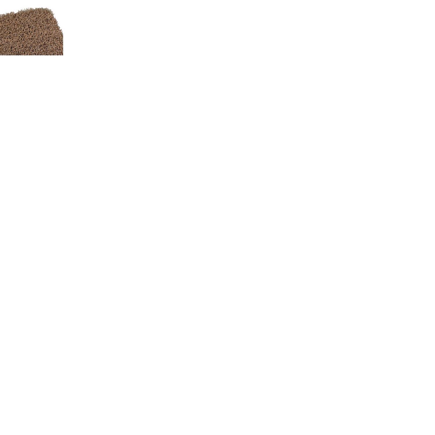 GrassWorx Clean Machine 18 in. W X 24 in. L Taupe Flair Astroturf Door Mat