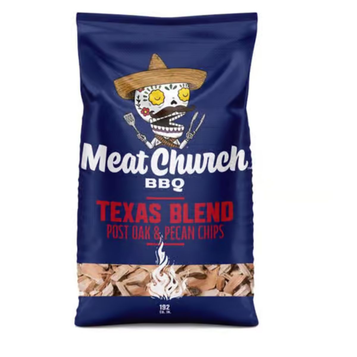 Meat Church Texas Blend All Natural Post Oak Pecan Wood Smoking Chips 192 cu in