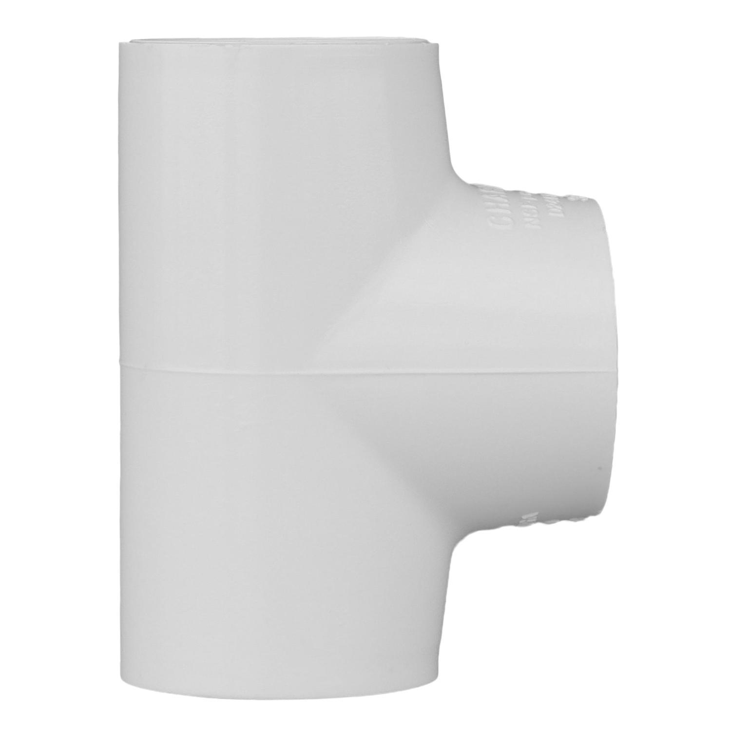 Charlotte Pipe Schedule 40 3/4 in. Slip X 3/4 in. D Slip PVC Tee 1 pk