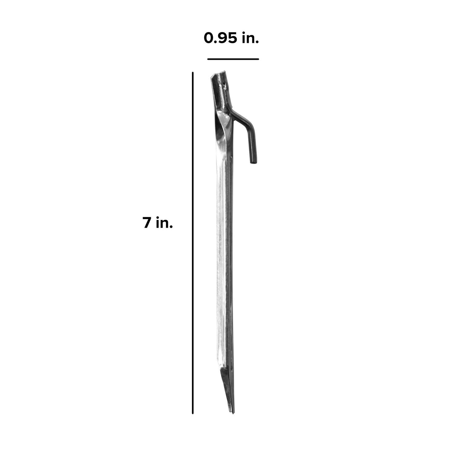 Coghlan's Silver Tent Stakes 0.625 in. W X 9 in. L 1 pk
