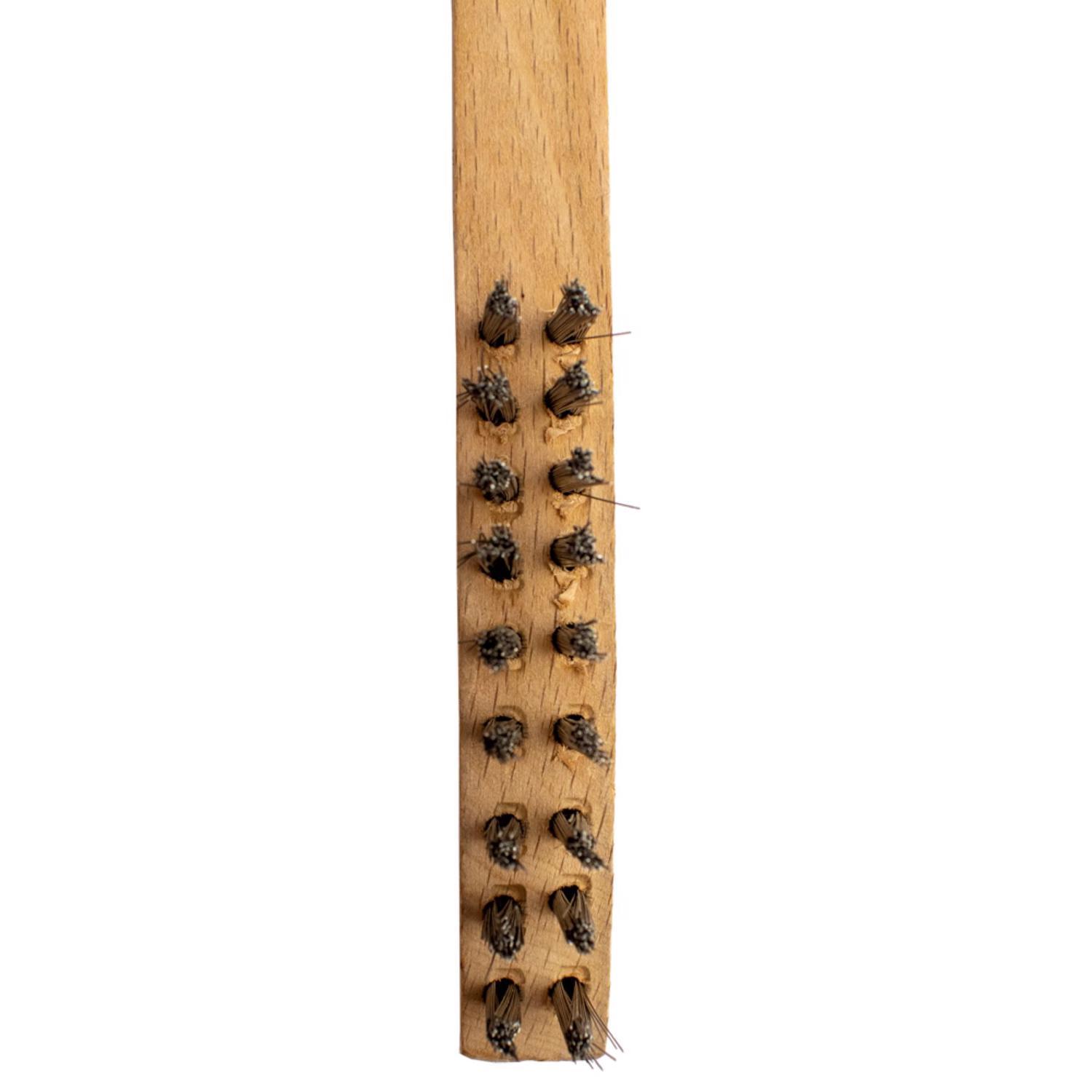 Forney 8-5/8 in. L X .15 in. W Scratch Brush Wood 1 pc