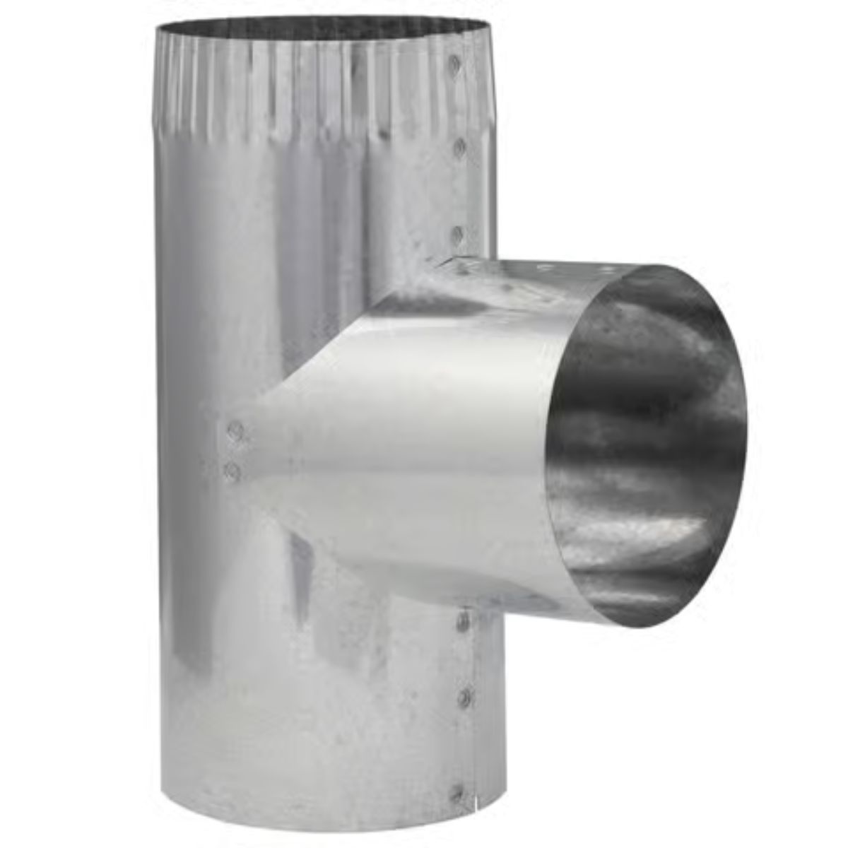 Imperial 3 in. x 3 in. x 3 in. Galvanized Steel Furnace Pipe Tee