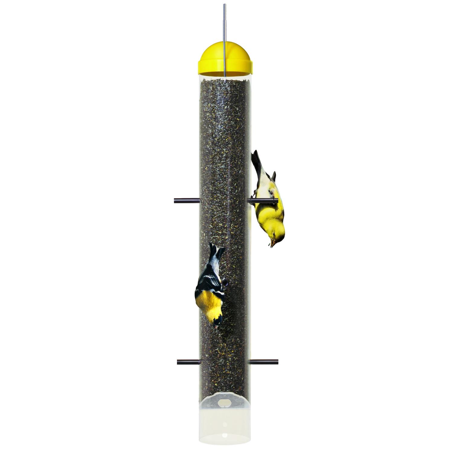 Perky-Pet Fin. 2 lb Plastic Bird Feeder 6 ports