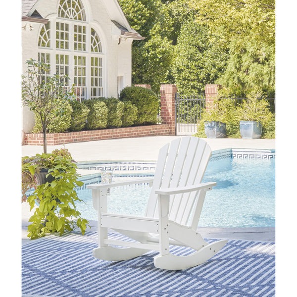 Ashley Adirondack Rocker Sundown Treasure White