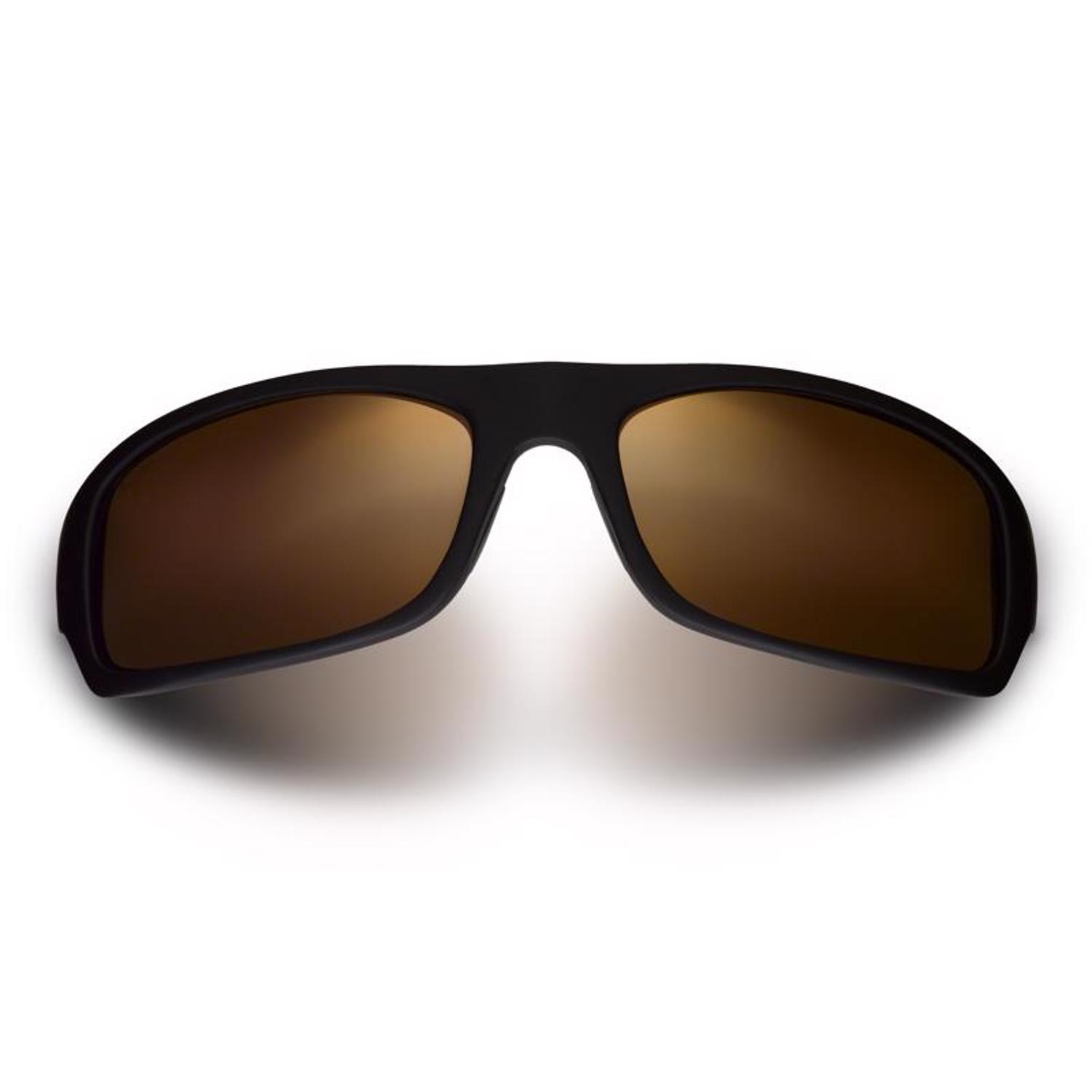 Maui Jim Peahi Sunglasses Unisex Matte Black Frame HCL Bronze Lens Polarized