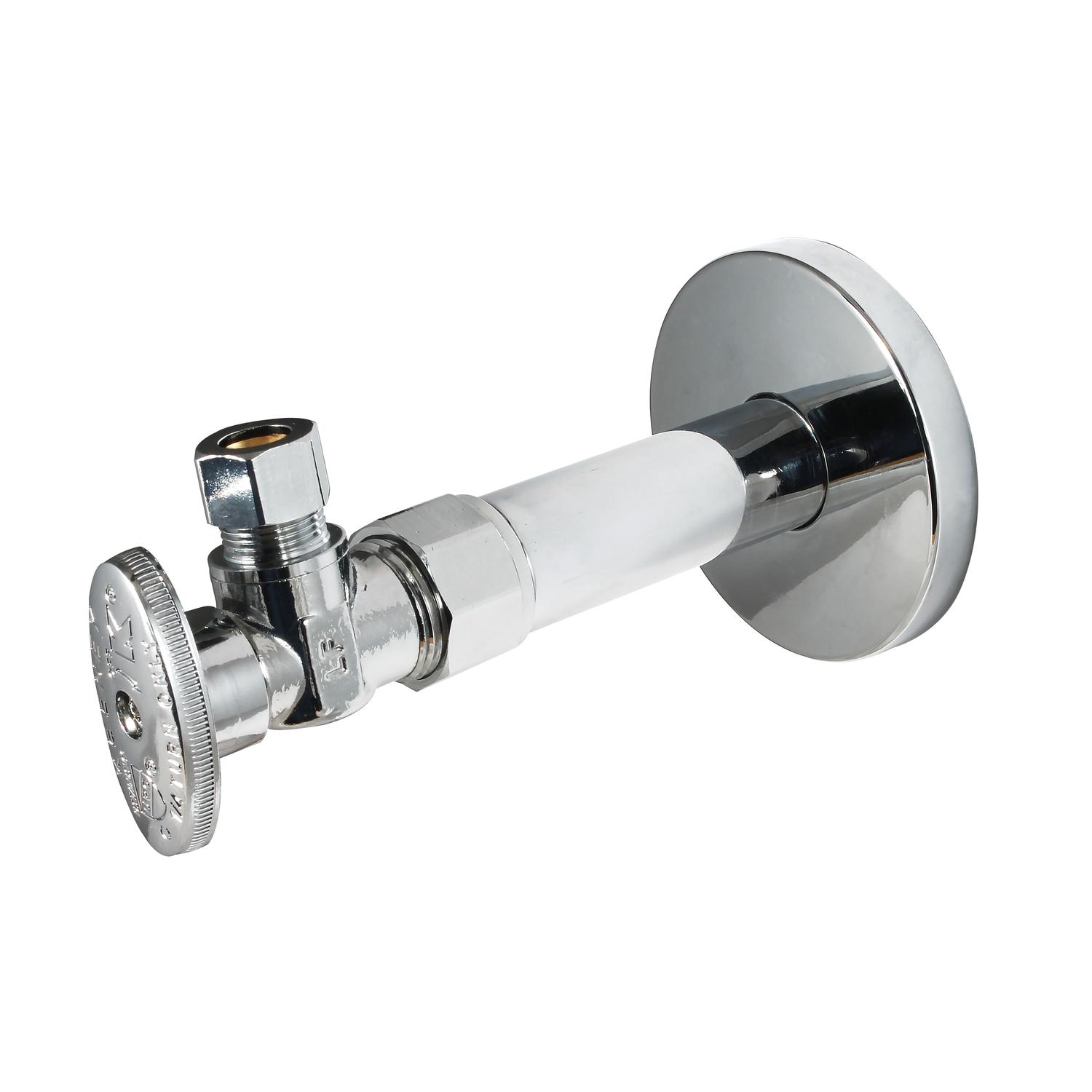 Keeney Chrome Plated Flange and Tube 1/2 in.