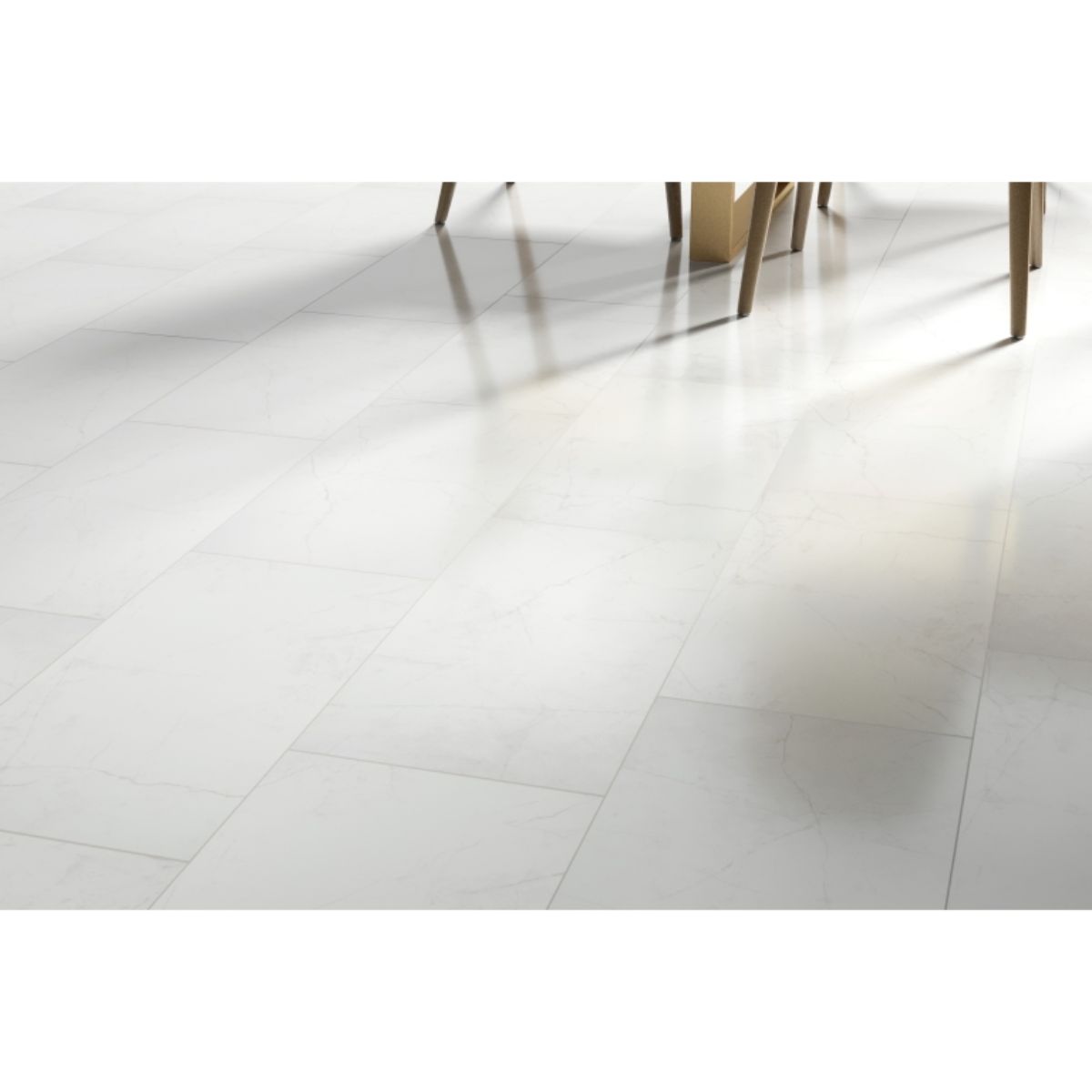 Emser Tile Sterlina II White Polished 12X24