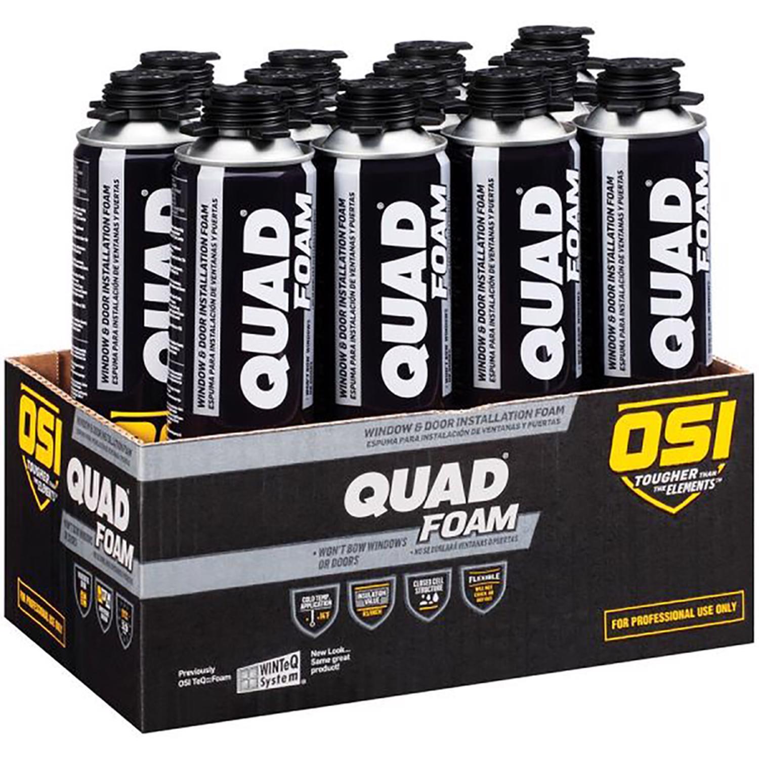 OSI Quad Tan Foam Window and Door Foam Sealant 21.1 oz