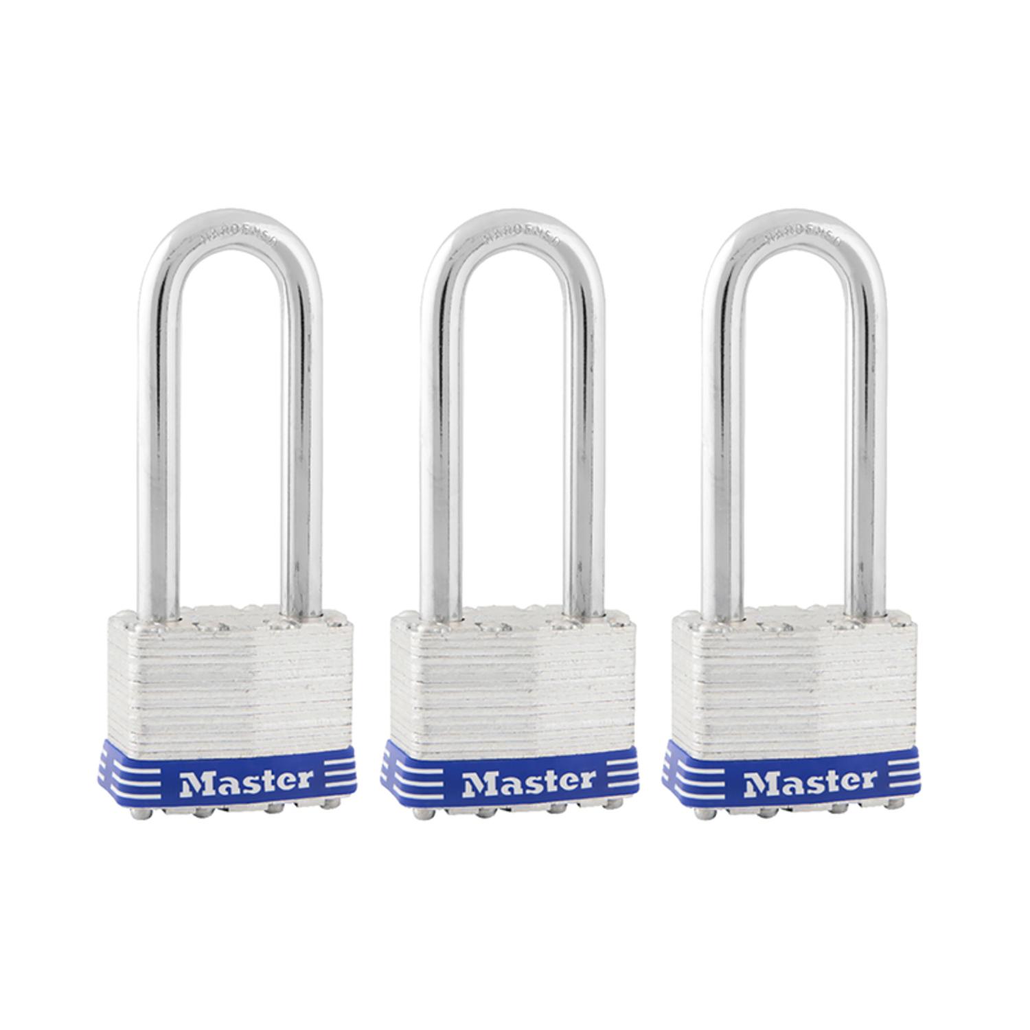 Master Lock 4-11/16 in. H X 1-3/4 in. W Laminated Steel Double Locking Exterior Padlock