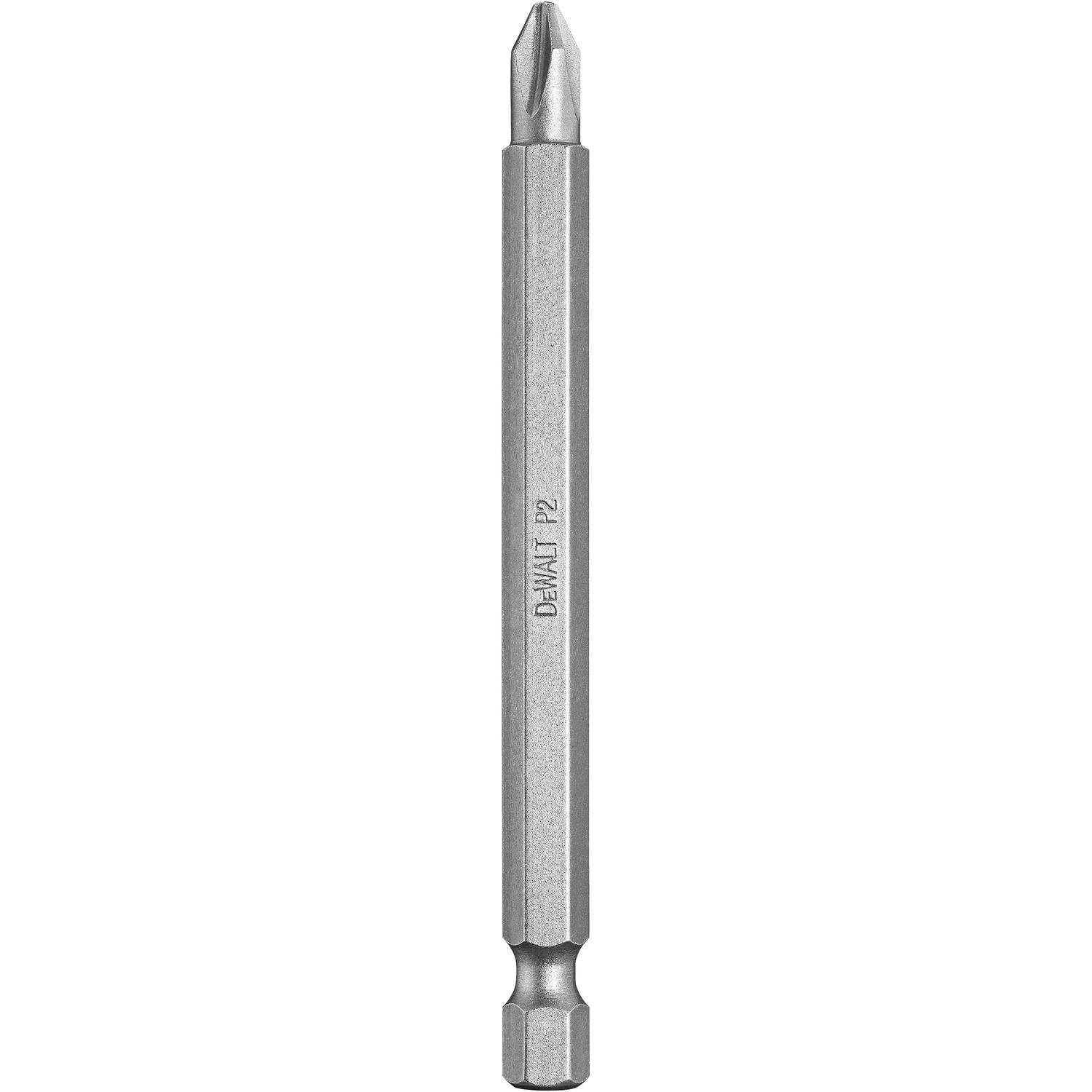 DEWALT Phillips #2 X 3-1/2 in. L Power Bit Heat-Treated Steel 1 pc