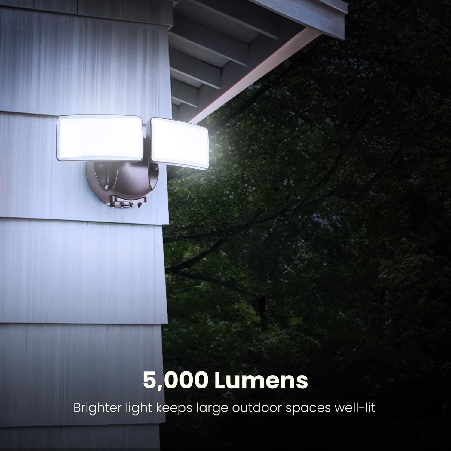 Feit Motion-Sensing Hardwired LED Bronze Security Light