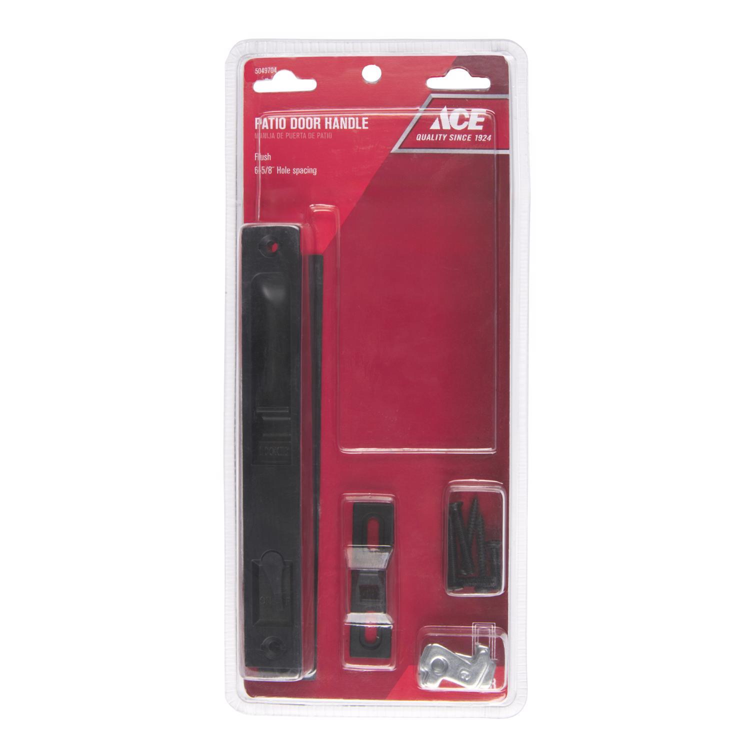 Ace Black Zinc Die-cast Sliding Door Latch 1 pc