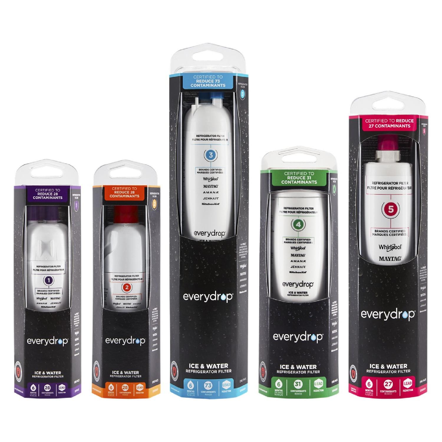 Whirlpool EveryDrop Refrigerator Replacement Filter For Whirlpool Filter 1