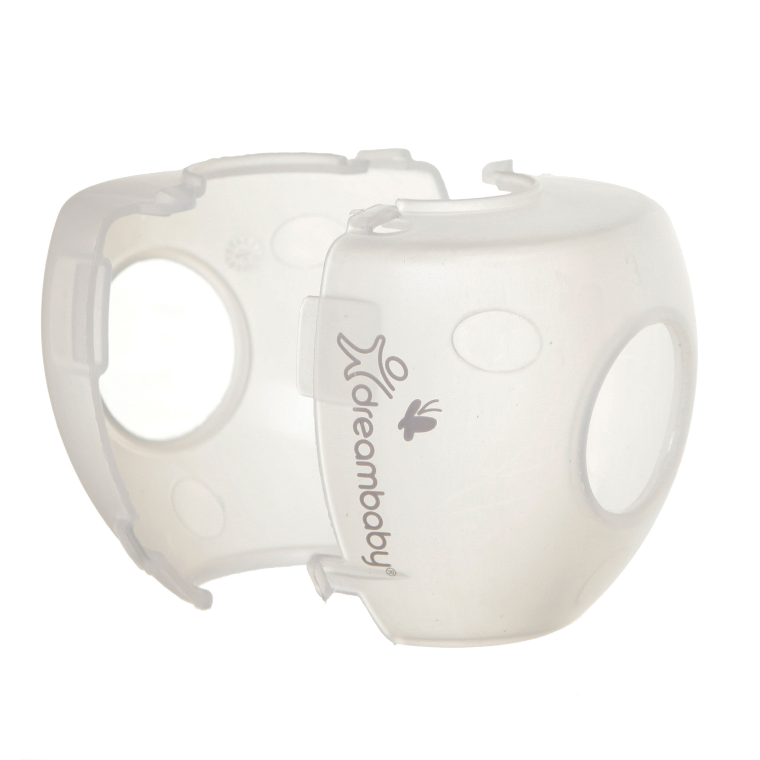 Dreambaby EZYFit Clear Plastic Door Knob Covers 3 pk Stine Home