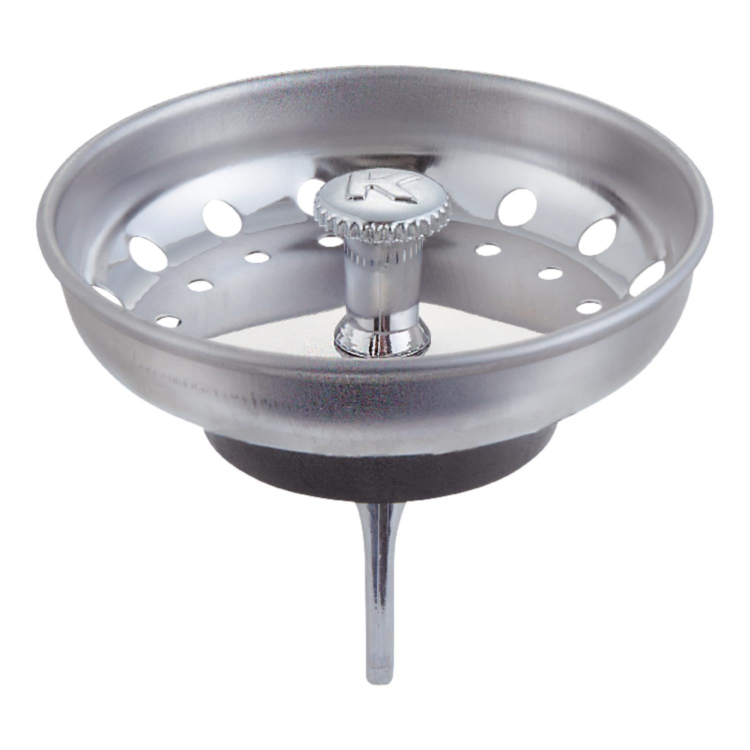Ace 3 in. D Chrome Silver Stainless Steel Strainer Basket