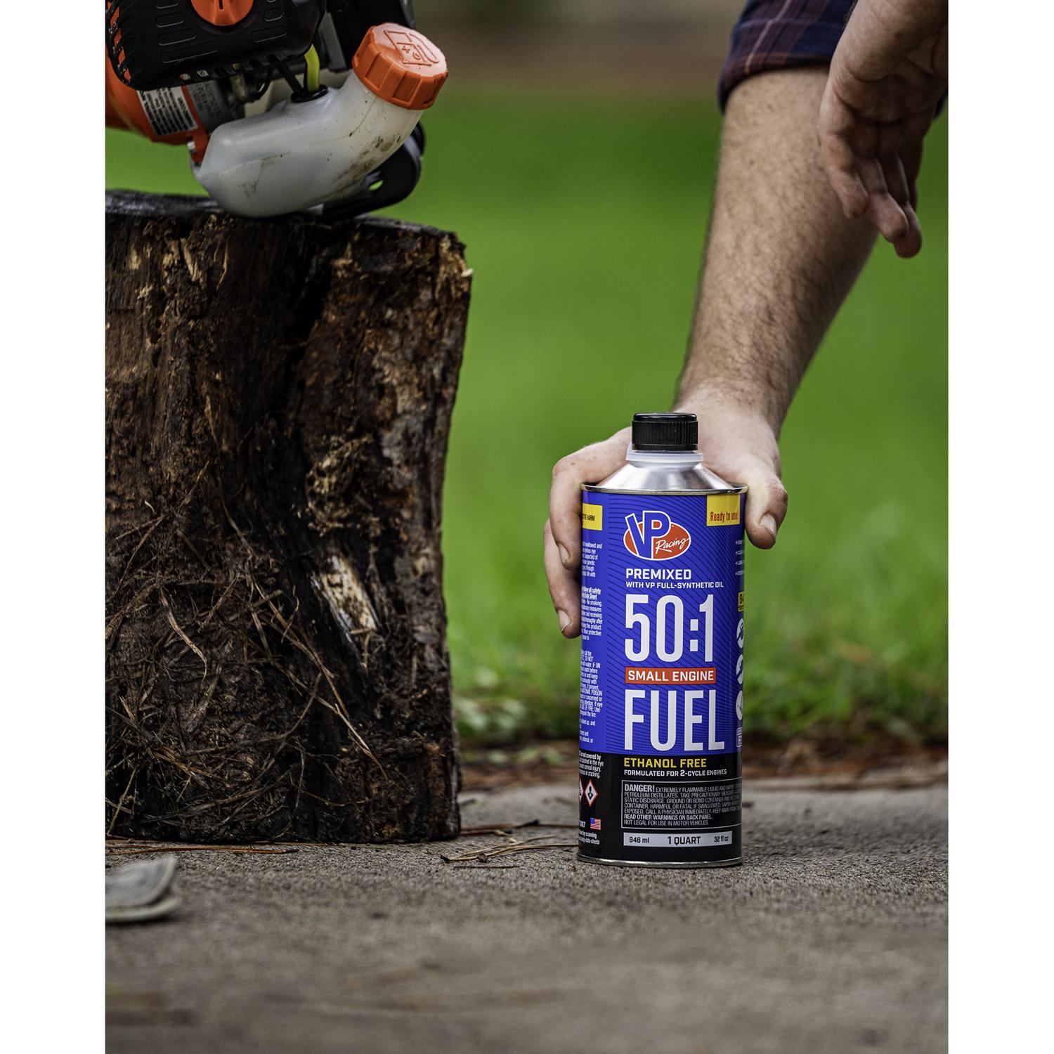 VP Racing Fuels Small Engine Ethanol-Free 2-Cycle 50:1 Pre-Mixed Fuel 1 qt
