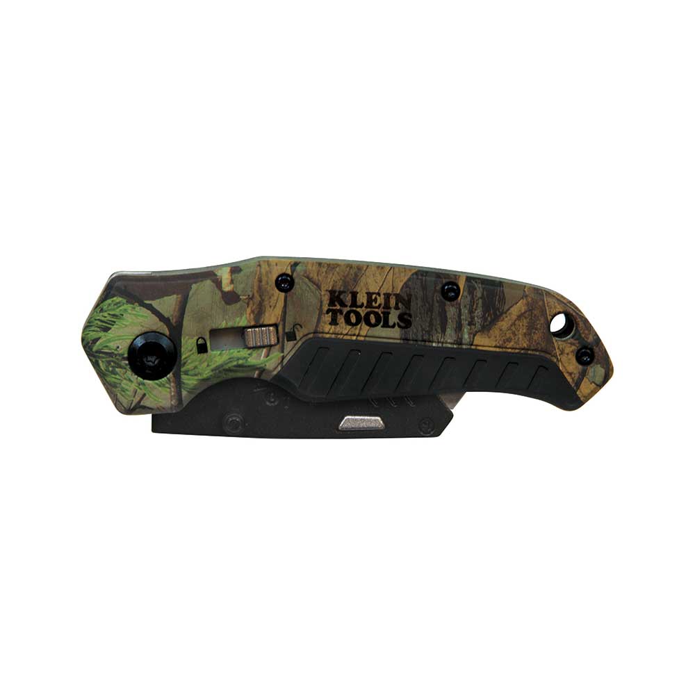 Klein Folding Utility Knife Camo Assisted-Open