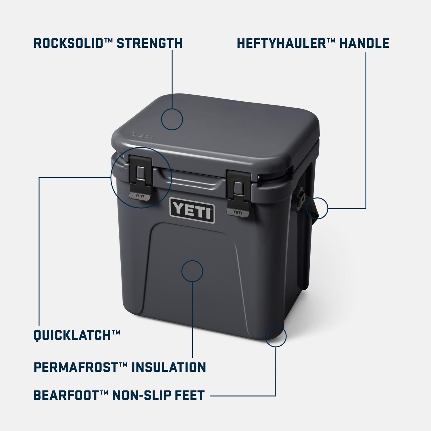 YETI Roadie 24 Charcoal 22 qt Hard Cooler