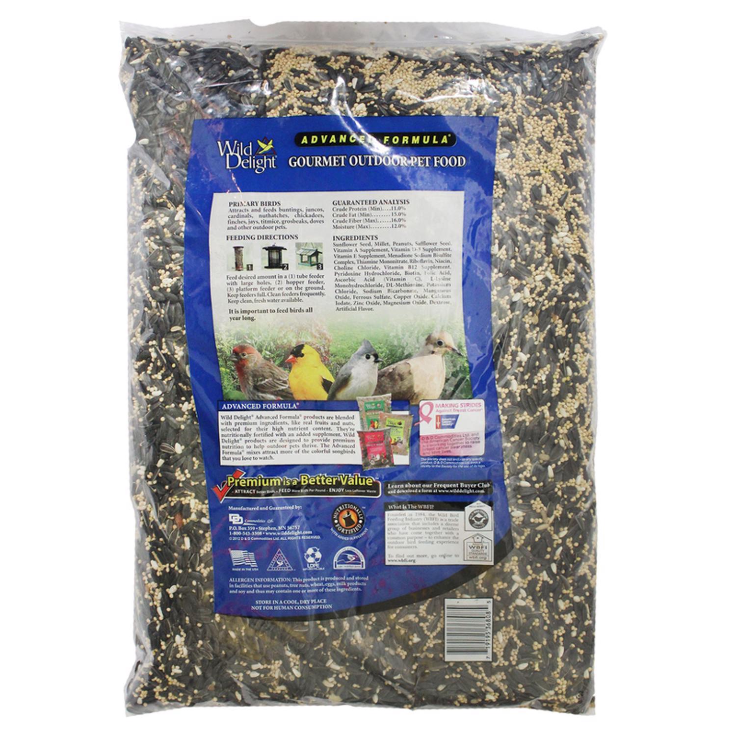 Wild Delight Gourmet Wild Bird Food 8 lb
