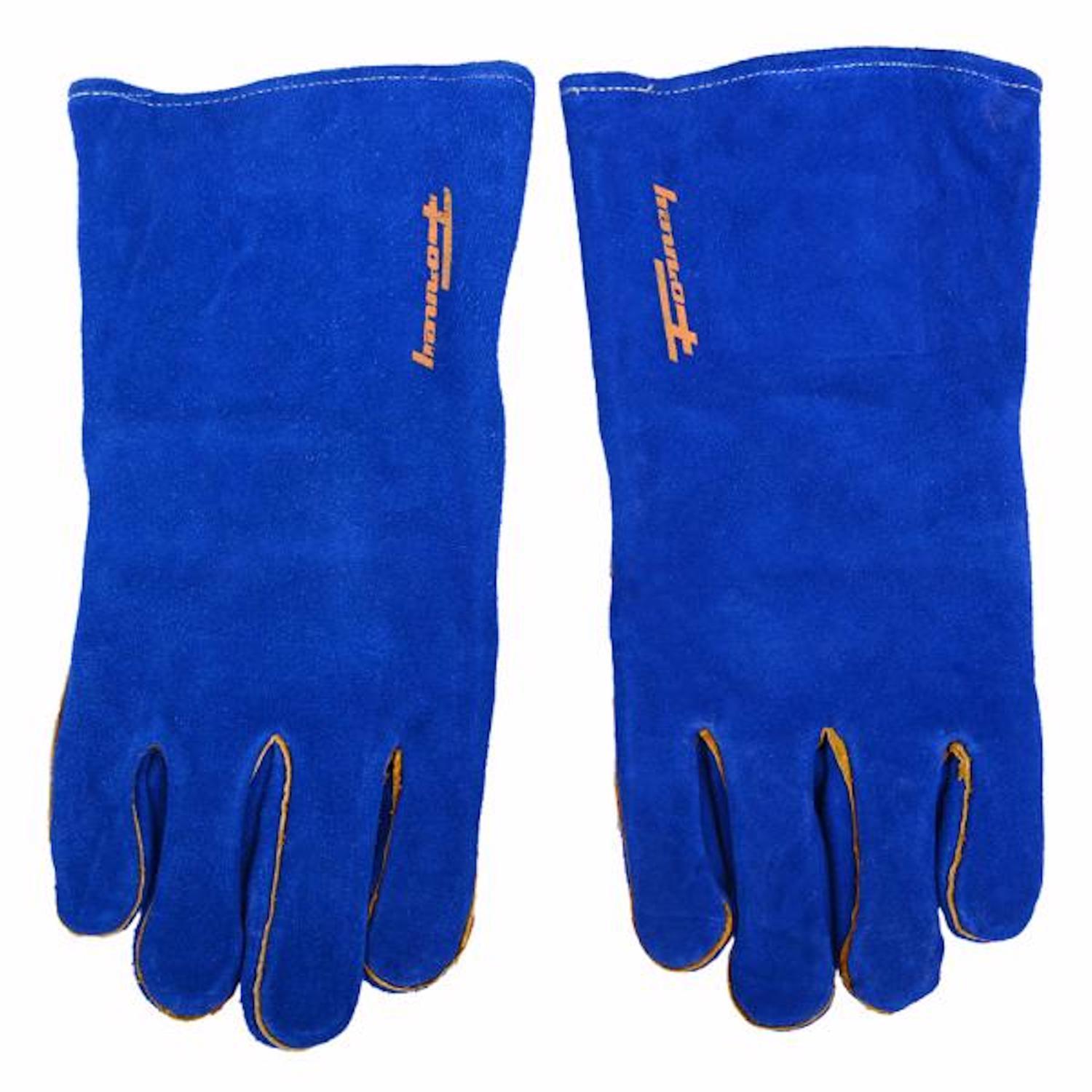 Forney 13 in. Insulated Leather Welding Gloves Blue XL 1 Pack