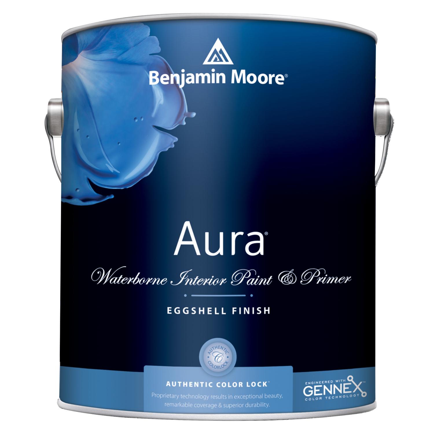 Benjamin Moore Aura Eggshell Base 2 Paint and Primer Interior 1 gal