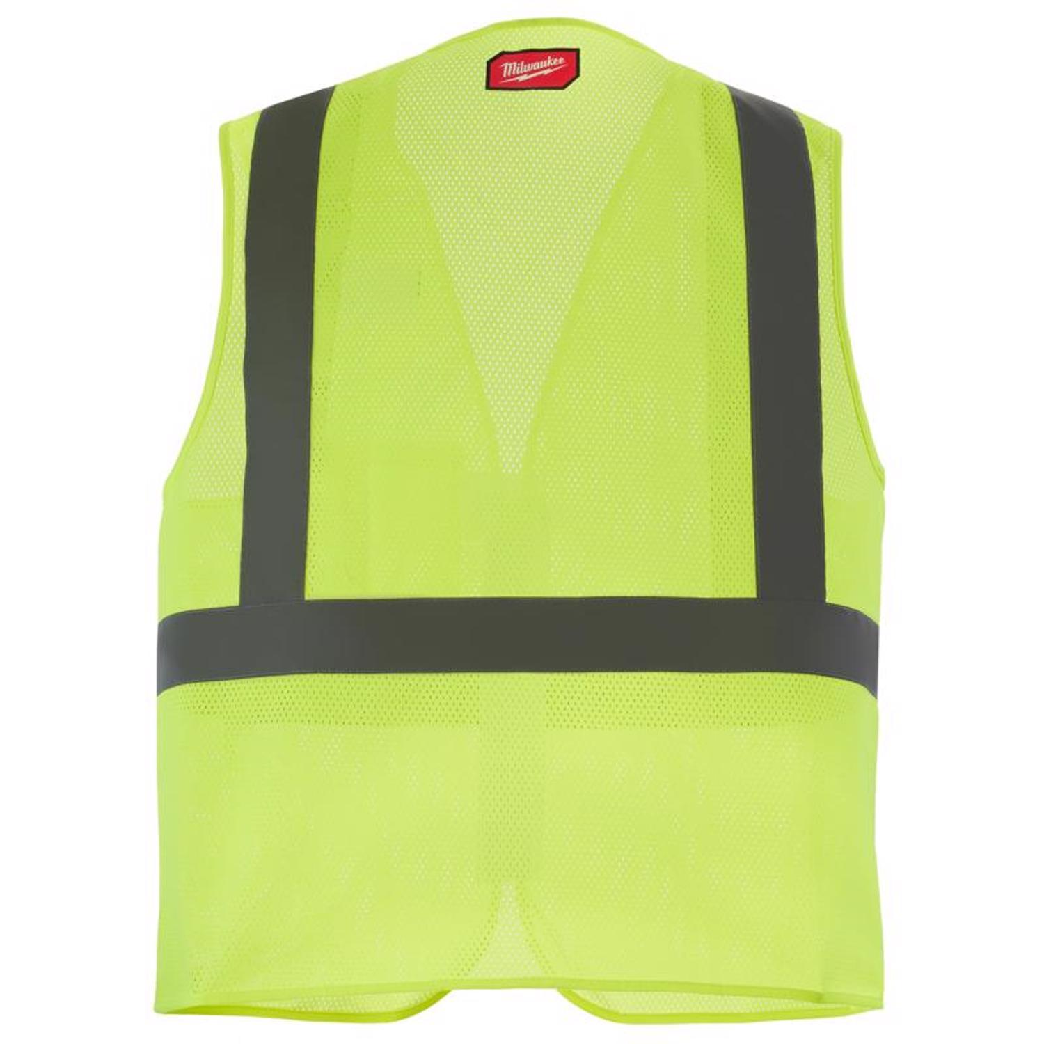 Milwaukee Reflective Type R Class 2 Safety Vest Yellow S/M